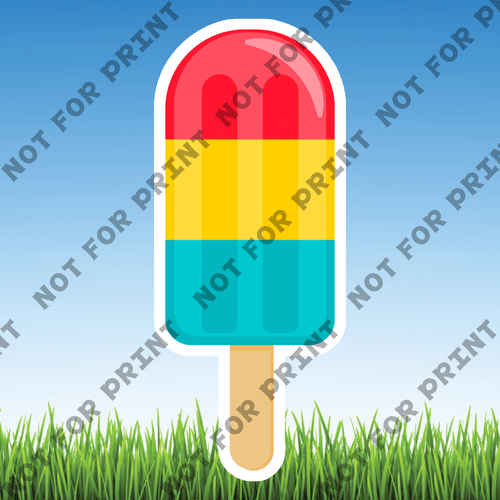 ACME Yard Cards Small Summer Popsicles #018