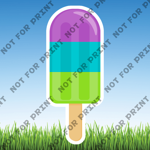 ACME Yard Cards Small Summer Popsicles #019