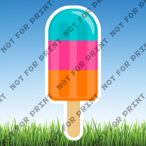 ACME Yard Cards Small Summer Popsicles #020