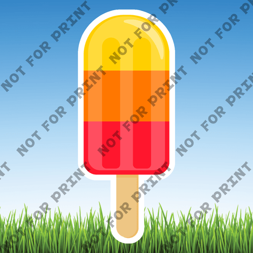 ACME Yard Cards Small Summer Popsicles #023