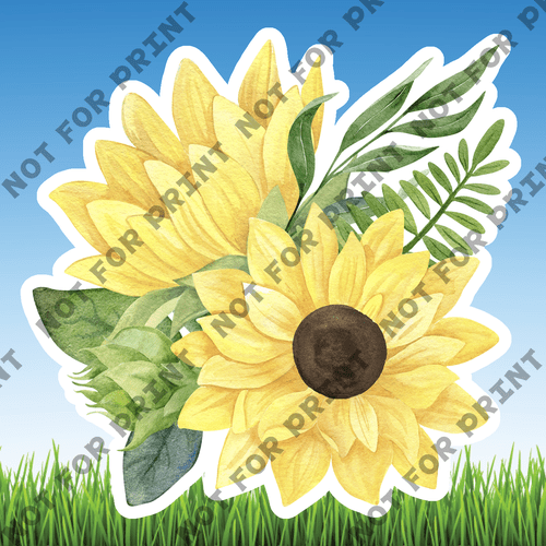 ACME Yard Cards Small Sunflowers #000
