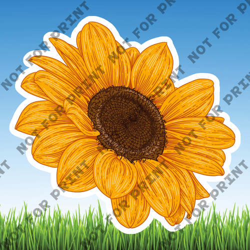 ACME Yard Cards Small Sunflowers #006