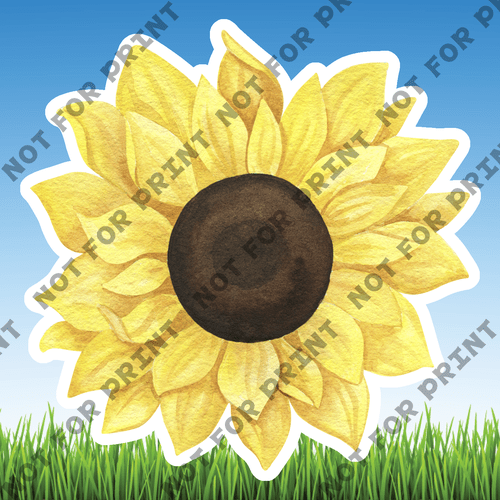 ACME Yard Cards Small Sunflowers #011