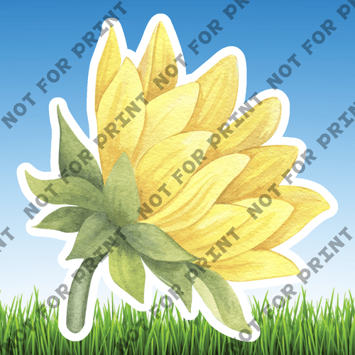 ACME Yard Cards Small Sunflowers #014