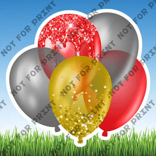 ACME Yard Cards Small Superhero Balloon Bundles #039