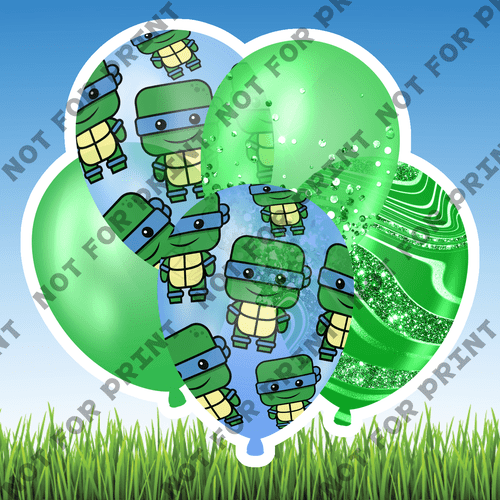 ACME Yard Cards Small Superhero Balloon Bundles #069