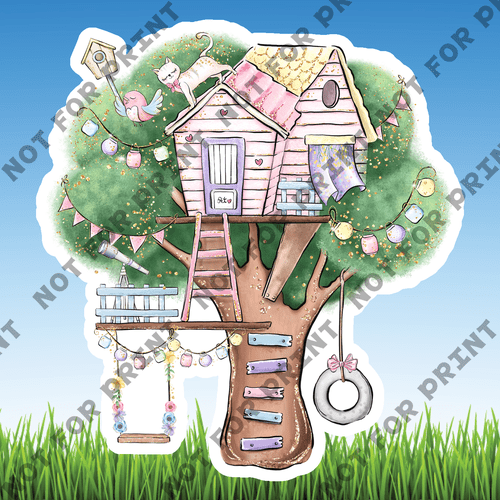 ACME Yard Cards Small Tree Houses #000