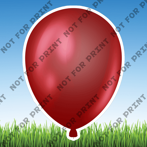 ACME Yard Cards Small Valentines Day Balloons #023