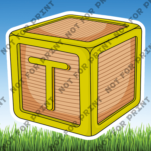 ACME Yard Cards Small Wooden Blocks #021