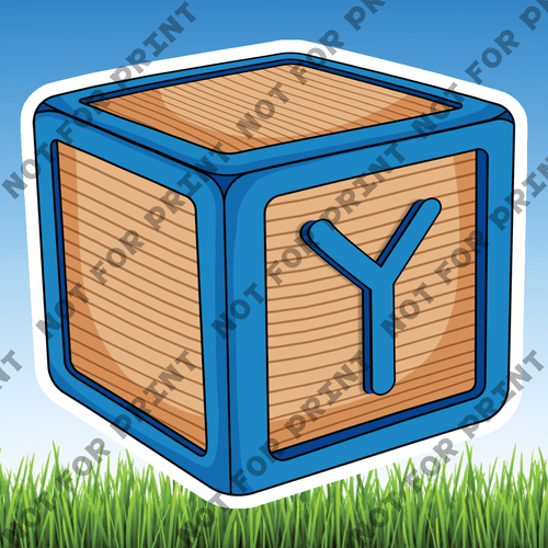 ACME Yard Cards Small Wooden Blocks #026