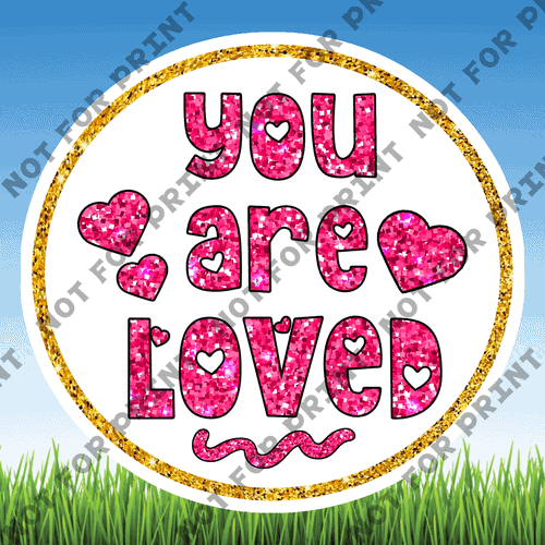 ACME Yard Cards Small You Are Loved #002