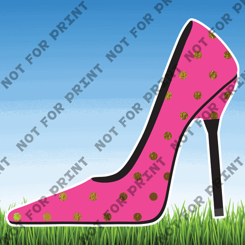 ACME Yard Cards Stiletto Shoes #024