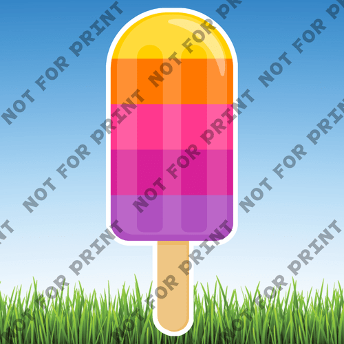 ACME Yard Cards Summer Popsicles #008