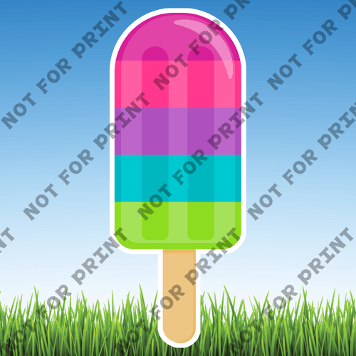 ACME Yard Cards Summer Popsicles #009