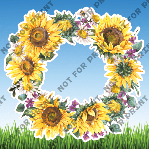 ACME Yard Cards Sunflower Watercolor Collection I #011