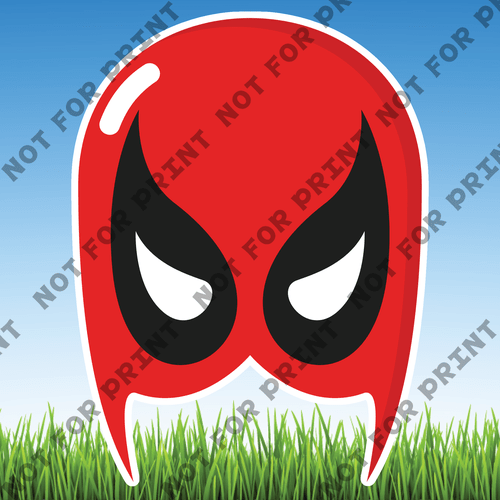 ACME Yard Cards Superhero Masks #010