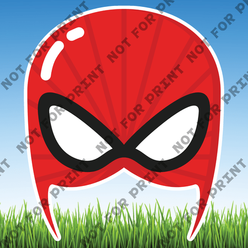 ACME Yard Cards Superhero Masks #015