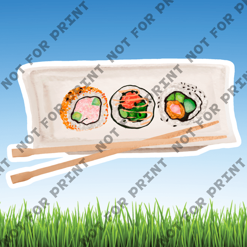 ACME Yard Cards Sushi #012