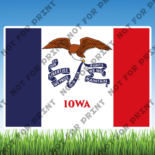 ACME Yard Cards USA State Flags #014