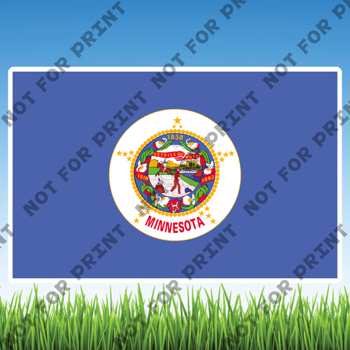 ACME Yard Cards USA State Flags #022