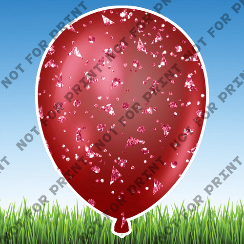 ACME Yard Cards Valentines Day Balloons #022